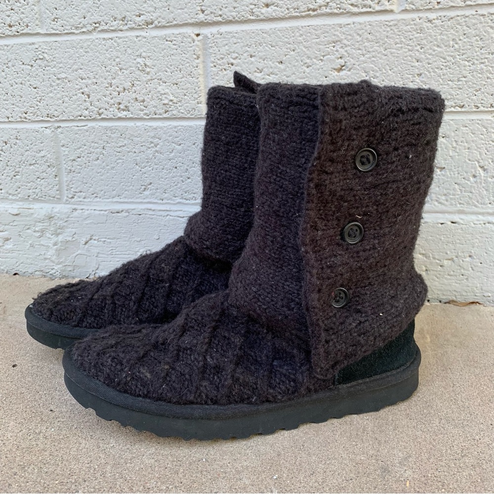 UGG // Lattice Cardy Pure Knit Boots — Women’s 8